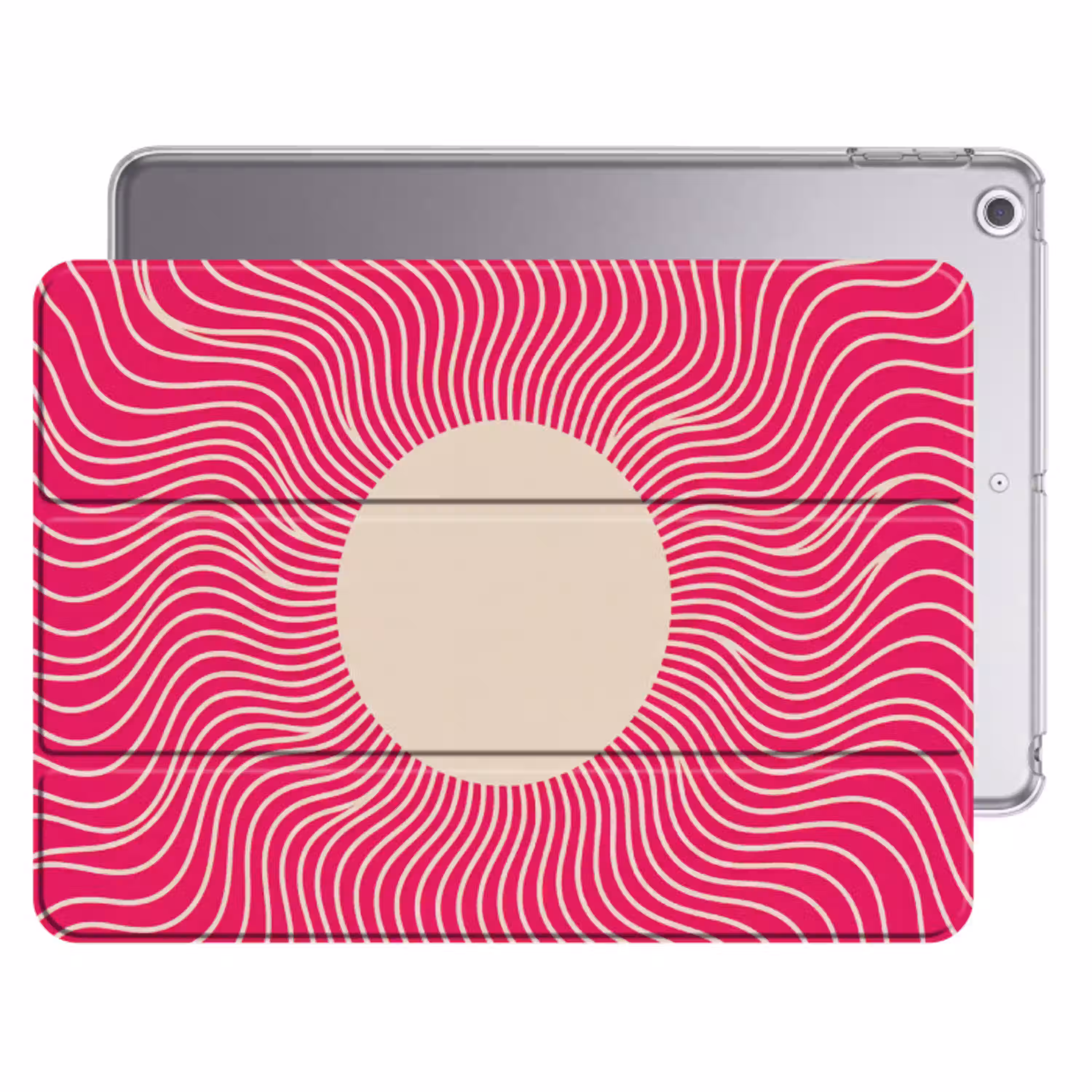 Abstract - Patroon - Roze Apple iPad 2017 middel -threedimensional_3d_global