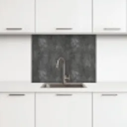 Donkergrijs - Ruw - Beton keuken achterwand 2 middel 865 -3d