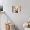 Kerst - Rendier - Winter - Krans tuinposter los doek klein -sfeer8