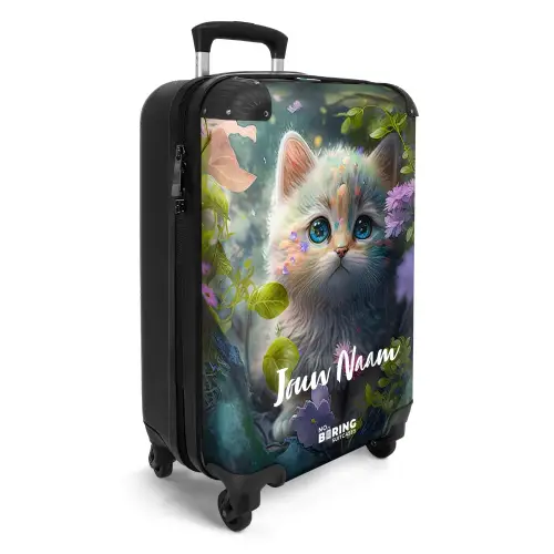 Pippa Poes NBS - Handbagage koffer - Kinderen Unisex middel -productfoto_3d