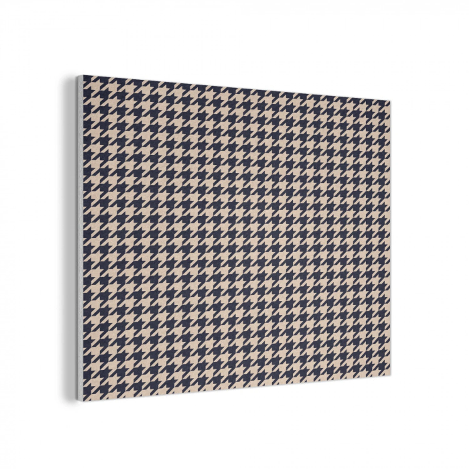 Plaid - Patroon - Ruit - Donkerblauw PET vilt klein 837 -3d