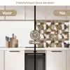 Abstract - Retro - Bruin keuken achterwand 2 middel 871 -voor-na2_NL