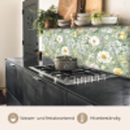 Klassiek - Bloemenpatroon - Kleurrijk keuken achterwand 2 middel 871 -usp_DE