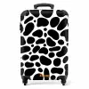 Zwarte vlekken over een witte achtergrond NBS - Handbagage koffer - Volwassenen Unisex middel -productfoto_recht