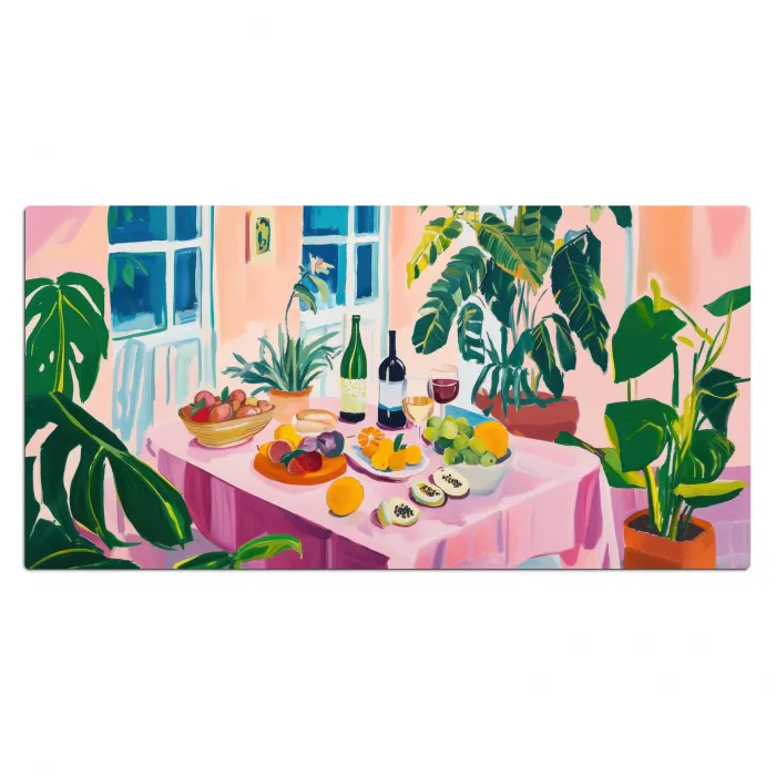Tafel - Wijn - Fruit Muismat XXL klein -3d_leeg