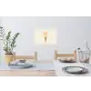 Minimalistisch - Schepijs - Hoorntje - Beige Muursticker klein -eettafel