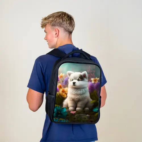Fluffy Franky Rugzak - Zwart middel -sfeer8