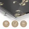 Patroon - Kersen - Goud - Chrome plexiglas 5mm klein -sfeer2