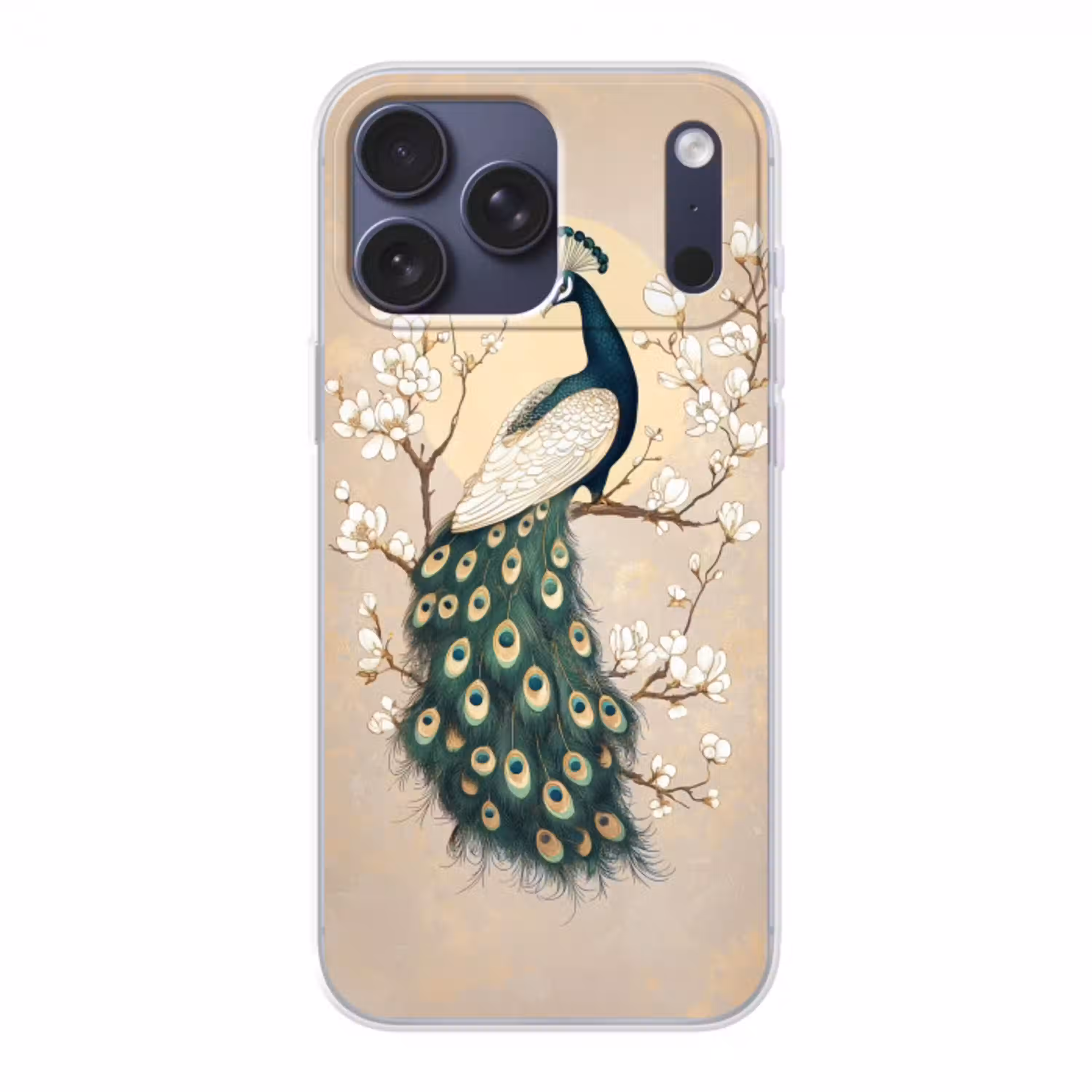 Pauw - Tak - Bloemen Telefoonhoesje iPhone 17 Pro Max klein -3d