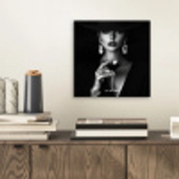 Vrouw - Cocktail - Chic aluminium wit klein -sfeer1