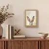 Haas - Oren - Bruin Light Box met kabel (Tafellamp) klein -sfeer2