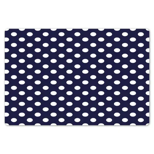 Oceaan - Stippen - Blauw - Wit Placemat vinyl groot 368 -zzsfeer1_Kitchenyeah-website