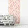 Roze - Veren - Patroon fotobehang vinyl groot 64 -woonkamer
