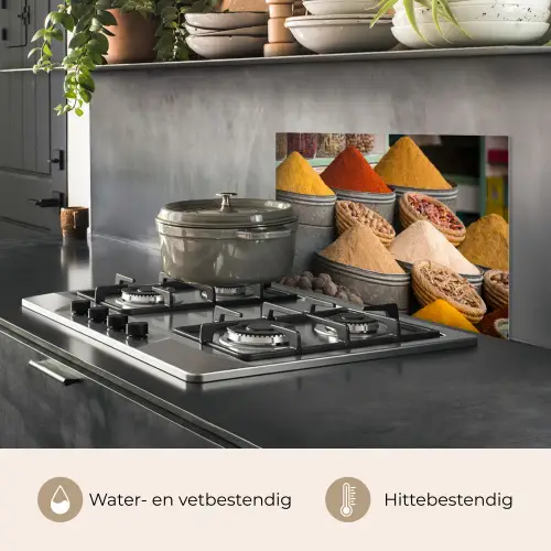Specerijenmarkt Impressie keuken achterwand spatscherm klein -usp_NL