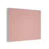 Plaid - Patroon - Visgraad - Roze PET vilt klein 837 -3d