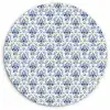 Frans - Citroen - Royaal - Blauw - Geel Wandcirkel kunststof plaat 5mm dik klein 188 -3d