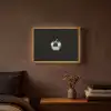 Appel - Metallic - Symmetrisch Light Box met batterij (Wandlamp) middel -sfeer4