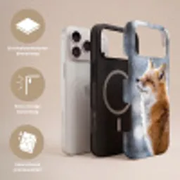 Vos - Sneeuwval - Portret - Winter - Sfeervol Toughcase MagSafe Apple iPhone 17 Pro Max klein -USP_Lagen_NL