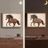 Paard - Galop - Energie Light Box met batterij (Wandlamp) middel -sfeer3