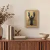 Kreeft - Zwart - Goud - Luxe Light Box met kabel (Tafellamp) klein -sfeer2
