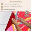 Grapefruit - Geschilderd - Roze - Strepen keuken achterwand spatscherm klein -spatscherm_NL