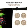 Koffie - Graffiti - Drinken - Abstract Wandkleed katoen klein -sfeer2