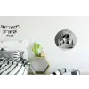 Chihuahua - Hond - Zonnebril - Humoristisch - Zwart - Wit - Spaghetti Wandcirkel aluminium klein -kinderkamer