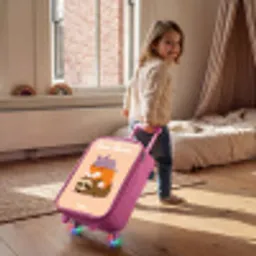Dieren - Slapen - Samen Kinderkoffer - Roze klein -sfeer1