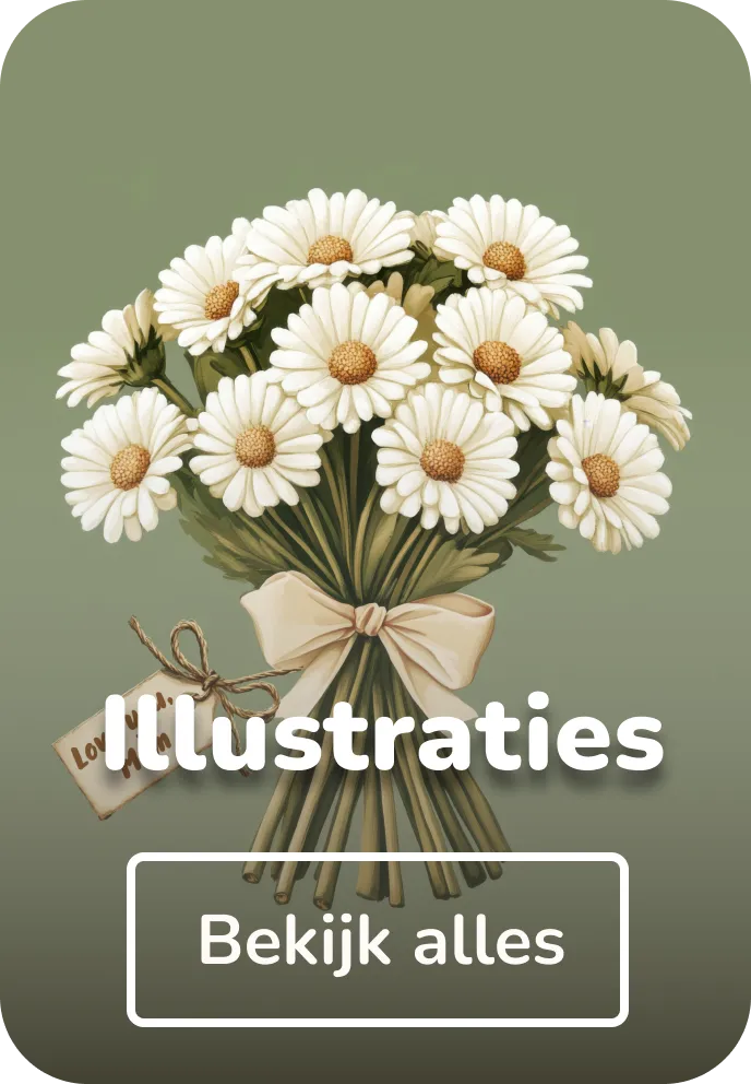 Vilt schilderijen illustraties