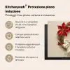 Deurkrans - Strik - Kerst - Rood - Groen Inductie beschermer vinyl 3mm middel -zzzzzzusp-haakje_IT