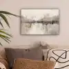 Moderne kunst - Abstract - Beige canvas 2cm klein -sfeer1