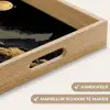 Gouden rivier - Bergen - Maan - Sterrenhemel Dienblad Rechthoek middel -USP_HandgreepNL