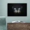 Vlinder - Monochroom - Balans canvas 2cm klein -sfeer4
