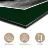 Mond - Groen - Illustratie - BLAH BLAH aluminium wit klein -closeup_NL