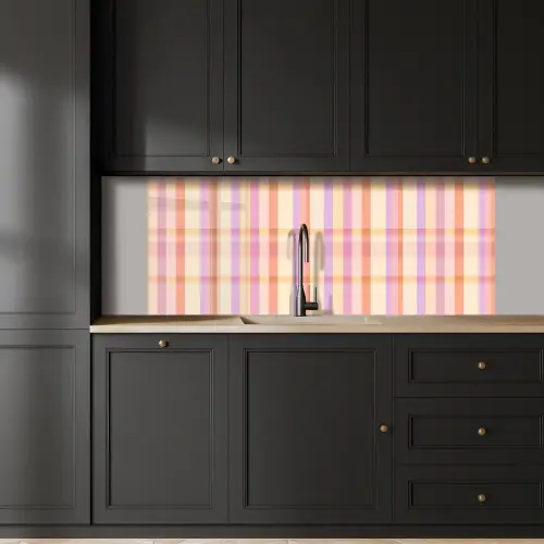 Pastel - uitpatroon - Geometrisch keuken achterwand 2 middel 871 -sfeer1