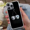 Kersen - Delfts blauw - Fruit Hoesje iPhone 16 Pro Max met koord klein -sfeer3