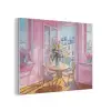 Pink - City - Bloemen PET vilt klein -3d