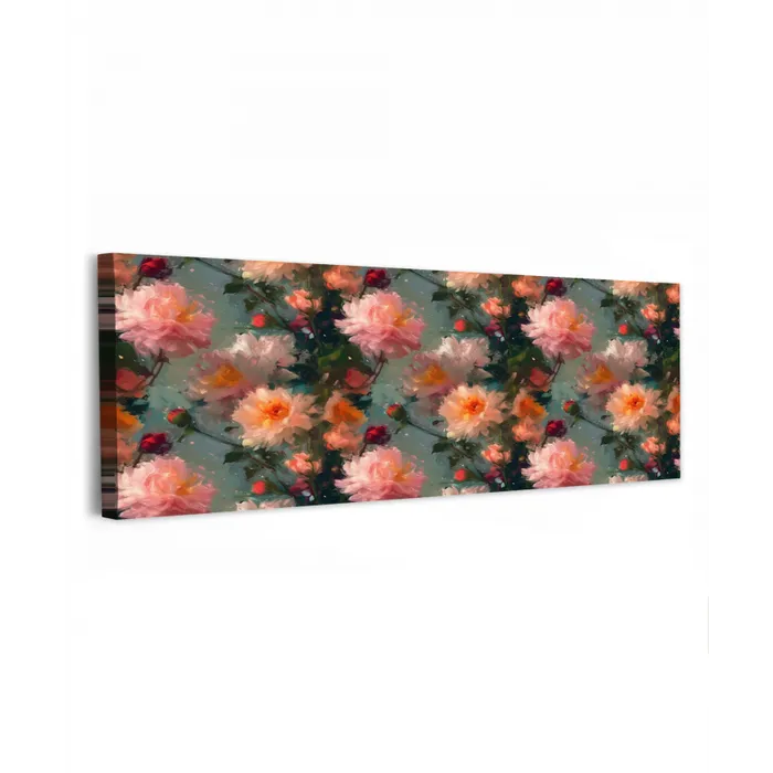 Dahlia - Bloemen - Patroon canvas 2cm klein 828 -z3d