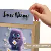 Monster - Paars - Madeliefjes Light Box met kabel (Kinderlampje) klein -USP_websiteprintNL