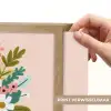 Boeket - Strikje - Kaartje - Quote Light Box met batterij (Wandlamp) middel -USP_websiteprintNL