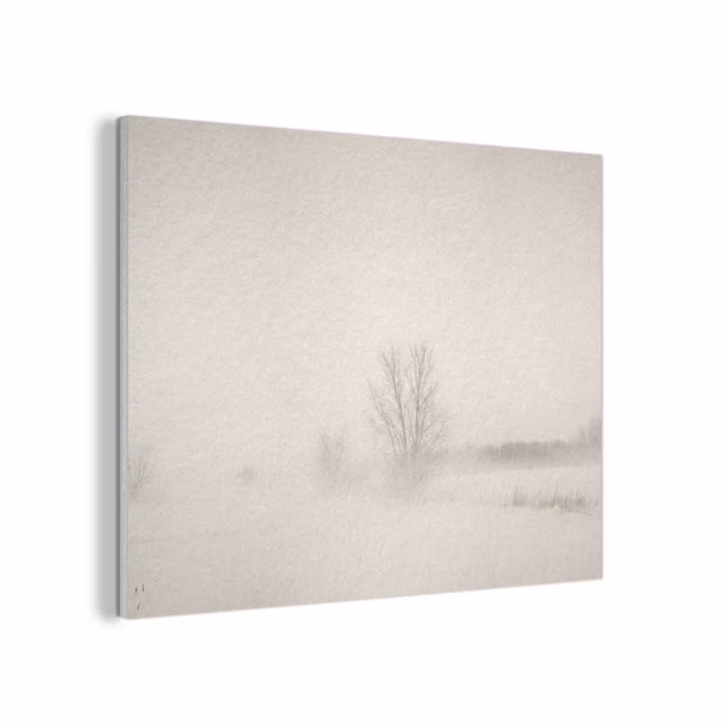 Boom - Mist - Sneeuw - Winter - Minimalistisch PET vilt klein -3d