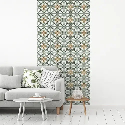 Floraal - Verweerd - Keurrijk fotobehang vinyl groot 64 -woonkamer