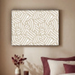 Abstract - Modern - Beige Textielframe zwart klein 947 -sfeer1