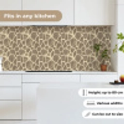 Giraf - Patroon - Beige - Bruin keuken achterwand 2 middel 871 -sfeer4_UK