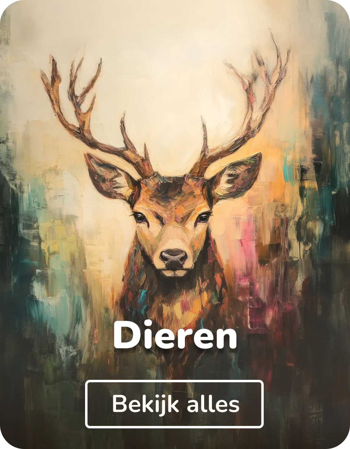 Poster in lijst dieren
