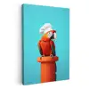 Ara - Koksmuts - Sokkel - Grappig KitchenYeah - Keuken - Canvas klein -3d