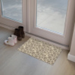 Giraf - Patroon - Beige - Bruin Deurmat klein 898 -sfeer3