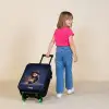 Betoverend meisje met ketel Kinderkoffer - Zwart klein -sfeer1