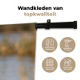 Vogel - Steltloper - Water - Natuur Wandkleed katoen middel -sfeer2