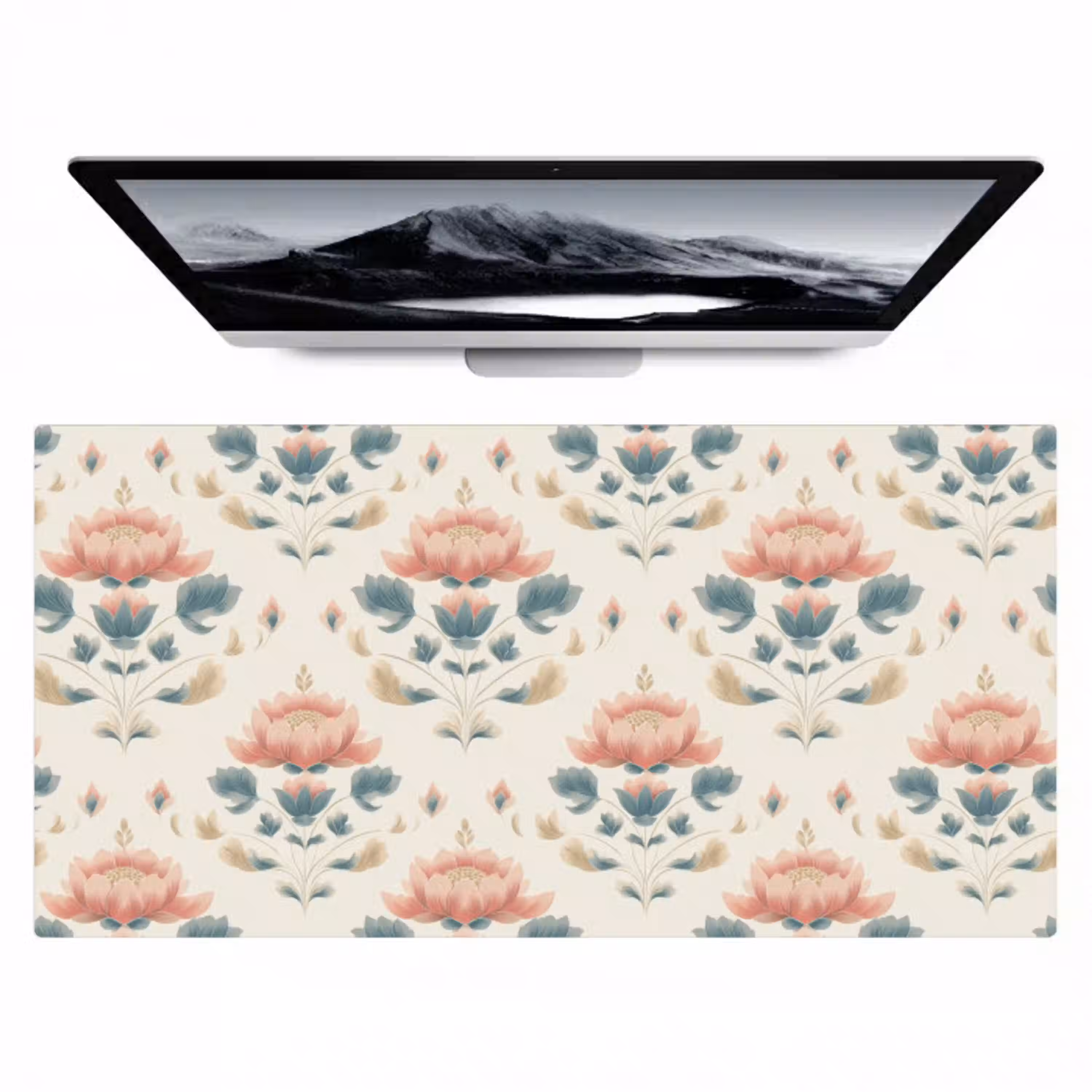 Lotus - Bloemen - Roze Muismat XXL klein 681 -zzz3d